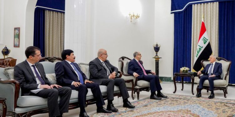 تأکید رئیس جمهوری عراق برحمایت از وحدت و حاکمیت سوریه