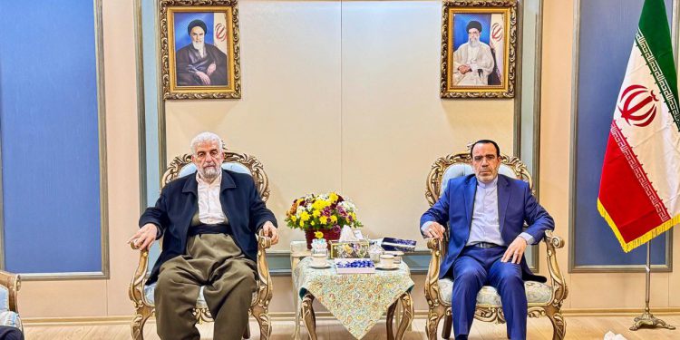دیدار سرکنسول ایران در اربیل با رهبر حزب حرکت رابطه اسلامی