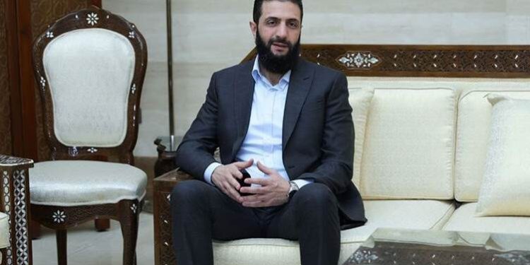 احمد الشرع، رئیس مرحله انتقالی سوریه