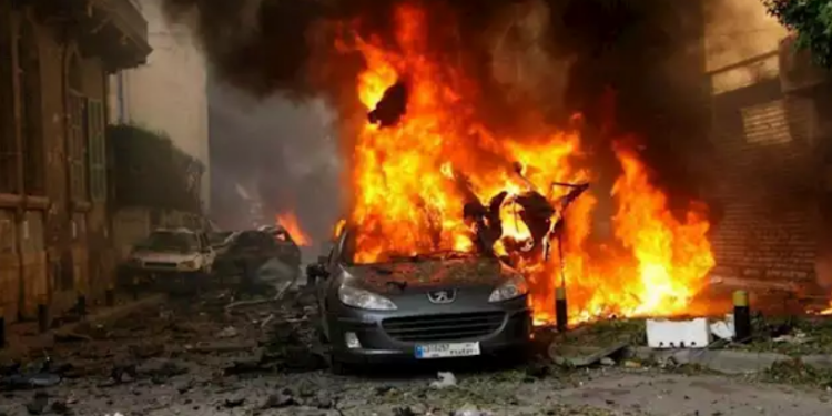 انفجار خودروی بمب گذاری شده در نزدیکی مقر نیروهای وابسته به ترکیه در منبج