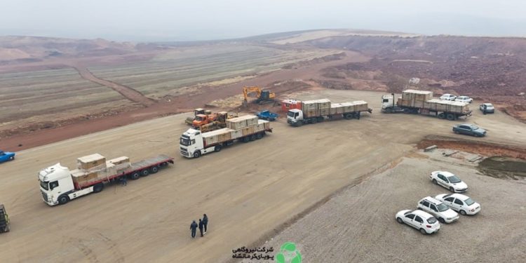 عملیات اجرایی بزرگترین مزرعه خورشیدی غرب کشور شتاب گرفت