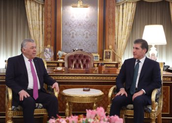 «نظمی حزوری» در دیدار با «نچیروان بارزانی» بر تقویت روابط فلسطین با اقلیم کردستان تأکید کرد