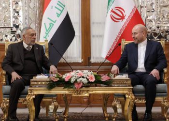 رئیس پارلمان عراق در تهران: نباید اجازه دهیم امنیت و ثبات منطقه مورد تهاجم قرار بگیرد