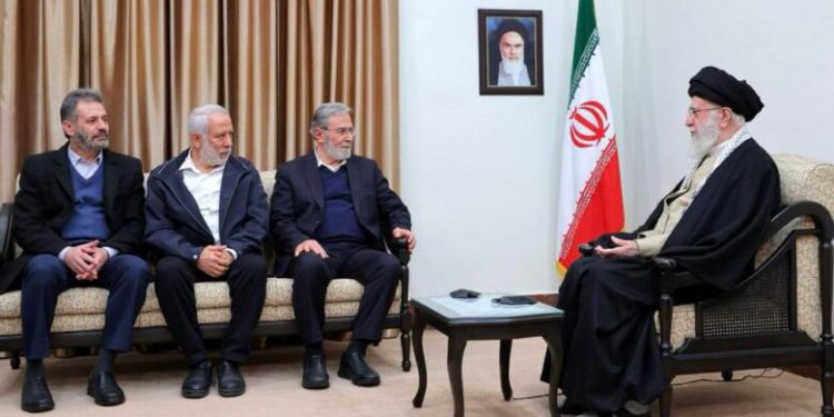 دیدار رهبر انقلاب با دبیرکل جنبش جهاد اسلامی