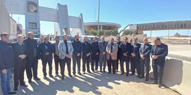 ورود هیئت اتاق های بازرگانی دیالی،حلبچه، سلیمانیه و گرمیان بە کرمانشاە