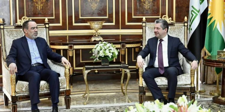 تاکید نخست وزیر اقلیم کردستان و سرکنسول ایران بر توسعه روابط فیمابین