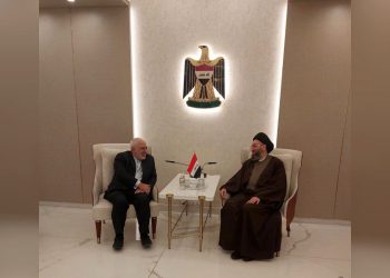 دیدار و رایزنی ظریف با عمار حکیم در بغداد