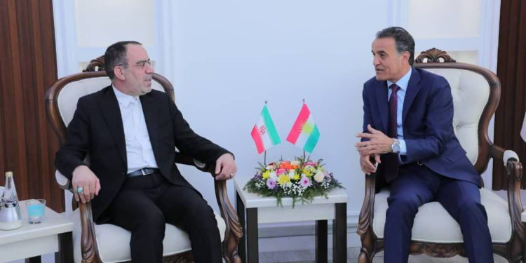 دیدار و رایزنی سرکنسول ایران با وزیر علوم و آموزش عالی اقلیم کردستان