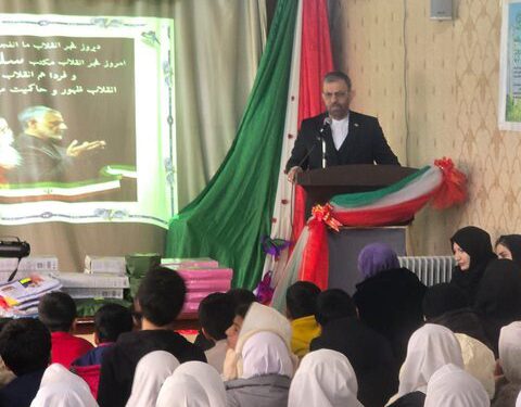 مراسم آغاز چهل و ششمین سالروز دهه فجر انقلاب اسلامی در تاجیکستان