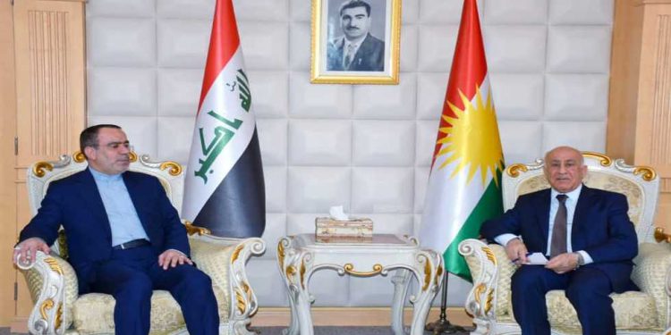 بررسی همکاری های فی مابین در دیدار سرکنسول ایران و وزیر دادگستری اقلیم کردستان