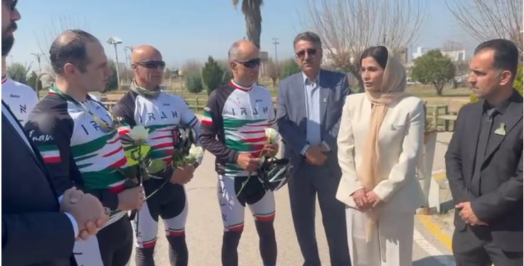 استاندار حلبچە در استقبال از دوچرخەسواران ایرانی؛ در همە حوزە ها روابط با ایران را گسترش می دهیم