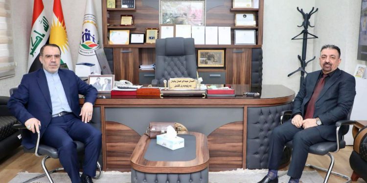 رایزنی سرکنسول ایران در اربیل برای پیگیری حقوق اتباع ایرانی زندانی در اقلیم کردستان