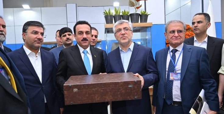 بازدید استاندار اربیل از غرفە کردستان در نمایشگاه ایران اکسپو ۲۰۲۵