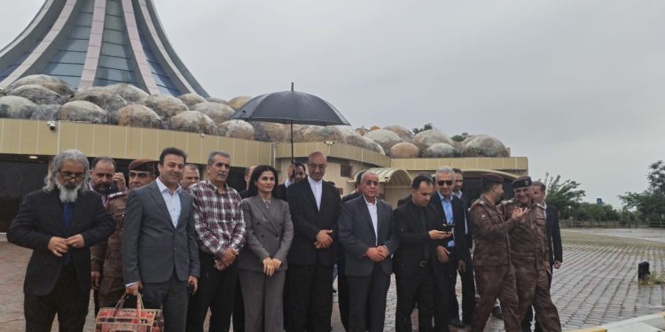 بازدید از بنای یادبود شهدای بمباران شیمیایی حلبچه + تصاویر