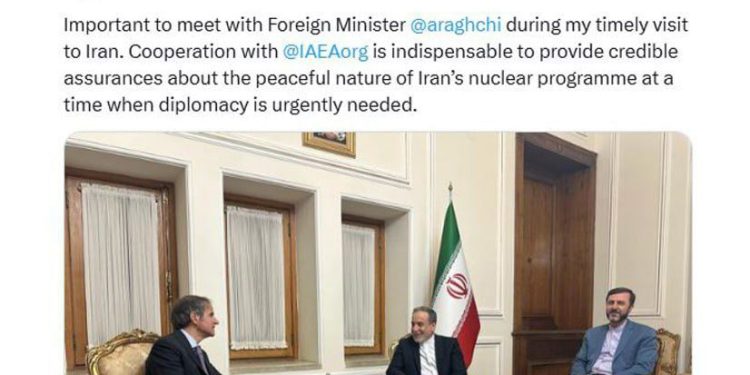 اظهارات مدیرکل آژانس بینالمللی انرژی اتمی پس از دیدار با مقامات ایرانی