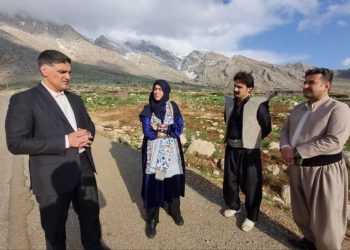 بازدید معاون صنایع‌دستی و هنرهای سنتی کشور از طبیعت بکر شاهو/ کشف گنجینه‌های پنهان اورامانات
