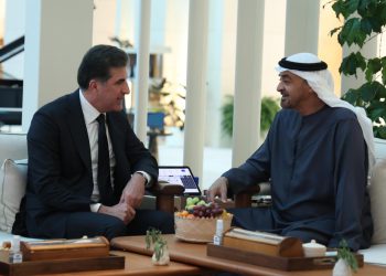 در دیدار بارزانی با رئیس امارات مطرح شد؛ تأکید بر اهمیت حفظ آرامش، ثبات، درایت و خویشتن‌داری در برخورد با وضعیت حساس منطقه