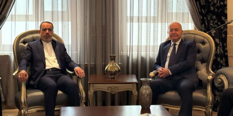 دیدار سرکنسول ایران در اربیل با رئیس جمهور سابق عراق