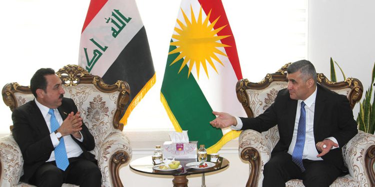 «سلام رشدی» و «امید خوشناو» استاندار اربیل بر تقویت روابط اقلیم کُردستان با ایران تأکید کردند