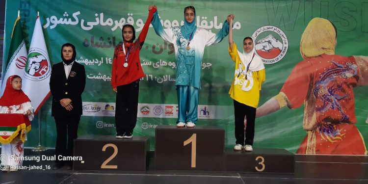 نوجوانان ووشو کار کرمانشاهی سوم شدند+ تصویری