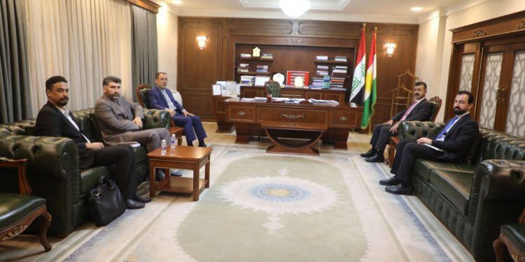 دیدار سرکنسول ایران در اربیل با وزیر عمران و مسکن اقلیم کردستان
