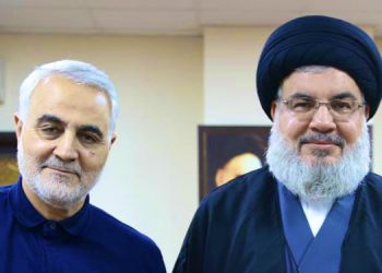 دوایین وێنەی شەهید سولێمانی و سەید حەسەن نەسرووڵا بڵاو کرایەوە