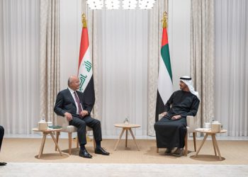 سەرۆک کۆماری عێراق و جێنشینی ئەبوزەبی کۆبوونەوە