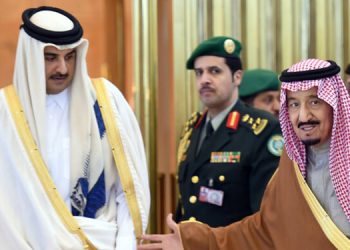 پەیامی شای سعوودیە بۆ میری قەتەر