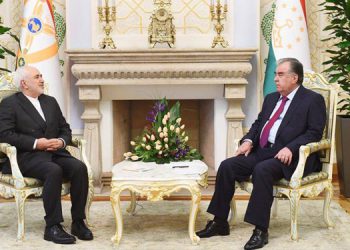 چاوپێکەوتنی وەزیری دەرەوەی ئێران و سەرۆک کۆماری تاجیکستان