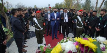 سەرکۆنسووڵی ئێران لە ساڵیادی کارەساتی کیمیاباران سەردانی هەڵەبجەی کرد