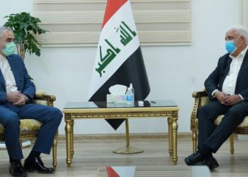 جێگری وەزیری بەرگری ئێران لە گەڵ سەرۆکی ڕێکخراوی حەشدی شەعبی کۆبووە