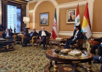 زەریف گەیشتە هەولێر و لە لایەن قوباد تاڵەبانییەوە پێشوازیی لێکرا