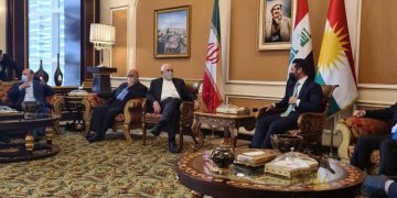 زەریف گەیشتە هەولێر و لە لایەن قوباد تاڵەبانییەوە پێشوازیی لێکرا