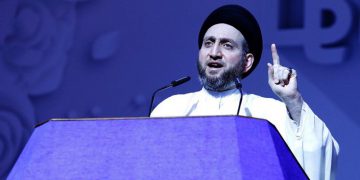 سەید عەمار حەکیم: لە ڕێگای پاڵپشتی لە گەلی فەڵەستین بەردەوام دەبین