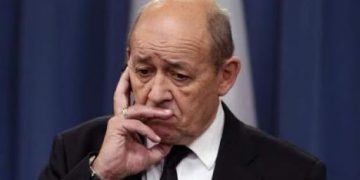 وەزیری دەرەوەی فەرەنسا لە گەڵ سەرۆک کۆماری لوبنان کۆبووە