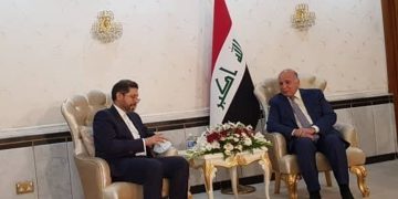 وتەبێژی وەزارەتی دەرەوەی ئێران لە گەڵ وەزیری دەرەوەی عێراق کۆبووە