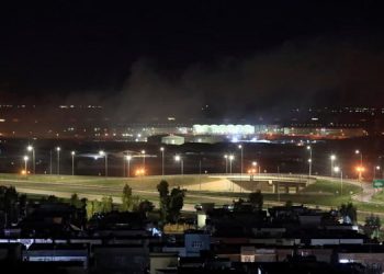 بنکەی سەربازی ئەمریکا لە فڕۆکەخانەی هەولێر کرایە ئامانج