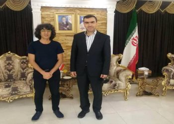 دیداری سەرکونسوڵی ئێران لە سلێمانی لەگەڵ توره‌ج ئه‌سڵانی