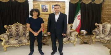 دیداری سەرکونسوڵی ئێران لە سلێمانی لەگەڵ توره‌ج ئه‌سڵانی