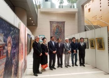 پێشانگای نیگارکێشی ئاڵووگۆڕی کولتووری ئێران و یابان