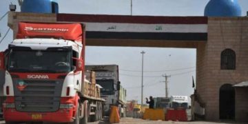 داهاتی دەروازە سنورییەکانی عێراق لە شەش مانگی یەکەمی 2021 گەیشتە 376 ملیۆن دۆلار