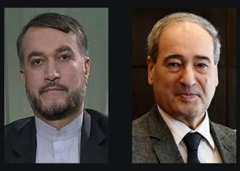 پەیامی پیرۆزبایی وەزیری دەرەوەی سوریا بۆ هاوتا ئێرانییەکەی