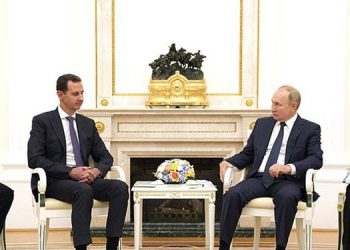 بەشار ئەسەد و ڤلادیمیر پوتین کۆبوونەوە