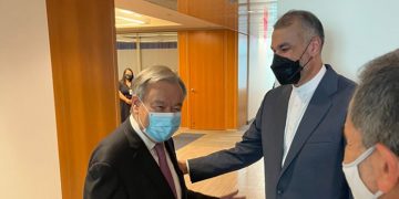 چاوپێکەوتنی ئەمیر عەبدوڵڵاهیان و ئەمینداری گشتی ڕێکخراوی نەتەوە یەکگرتووەکان