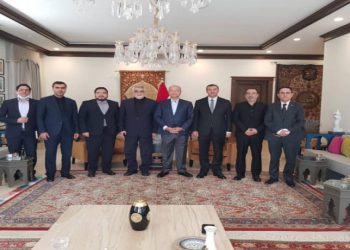 دیداری شاندێکی زانکۆی ئازادی ئیسلامی ئێران لەگەڵ بەرهەم ساڵح