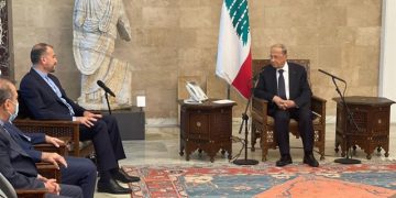 چاوپێکەوتنی وەزیری دەرەوەی ئێران و سەرۆک کۆماری لوبنان