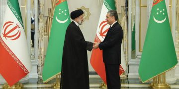 سەرۆک کۆمارانی ئێران و تورکمانستان کۆبوونەوە