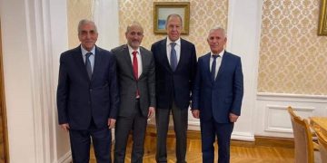 شاندێک لە نەیارانی سوریا لە گەڵ وەزیری دەرەوەی ڕووسیا کۆبوونەوە