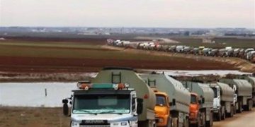 داگیرکەرانی ئەمریکی بەردەوامن لە دزین و تاڵانکردنی نەوتی سوریا