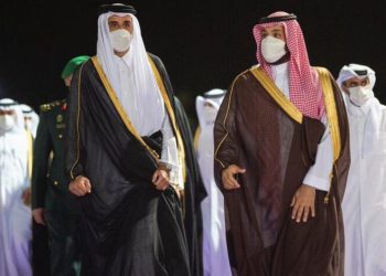 یەکەم سەردانی جێنشینی سعوودیە بۆ قەتەر